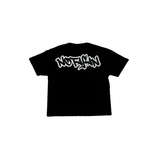 NOTAFAN TEE BLACK